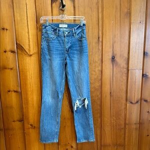 Abercrombie & Fitch The 90s Straight Low Rise Women’s Jeans Size 26/2R